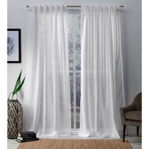 Elegant White Sheer Curtains